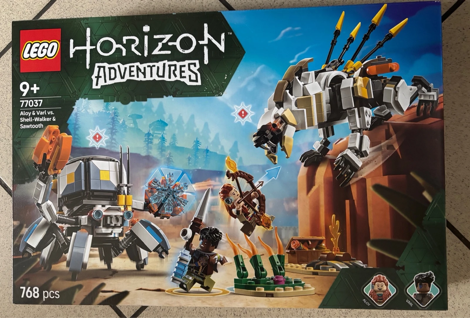 Lego 77037 Horizon Aloy et Varl contre Testudien et Dents de scie